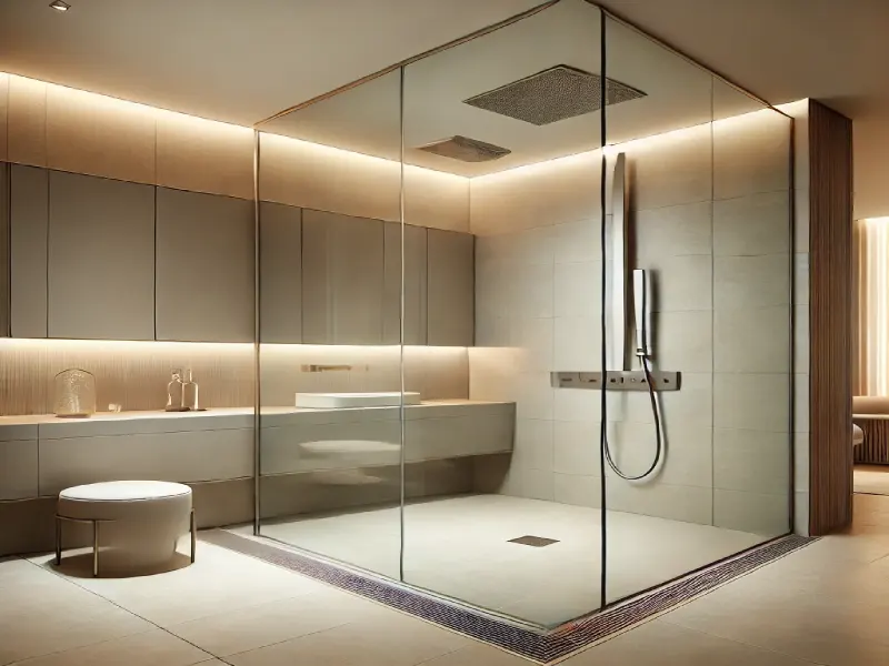 curbless shower