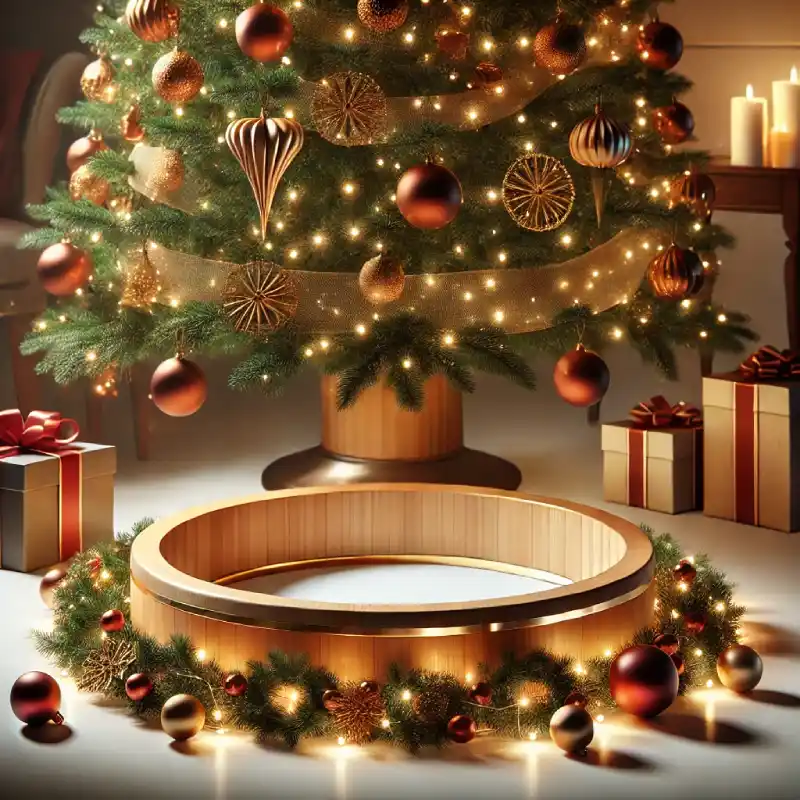 Christmas tree collars