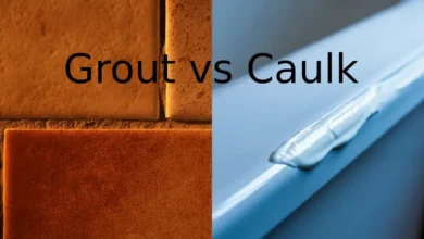 Grout vs Caulk