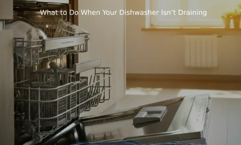 What to Do When Your Dishwasher Isn’t Draining