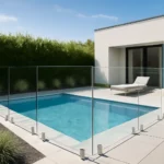 Glass Fence Around Swimming Pool