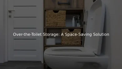 Over-the-Toilet Storage: A Space-Saving Solution