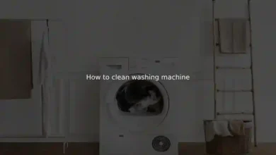 How to Clean a Washing Machine