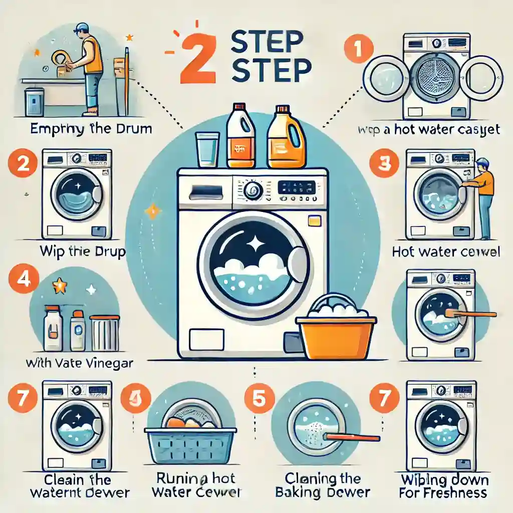 Step-by-Step Guide: How to Clean a Washing Machine