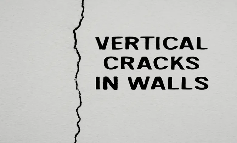 vertical cracks in walls