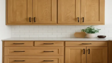 White Oak wood Cabinets