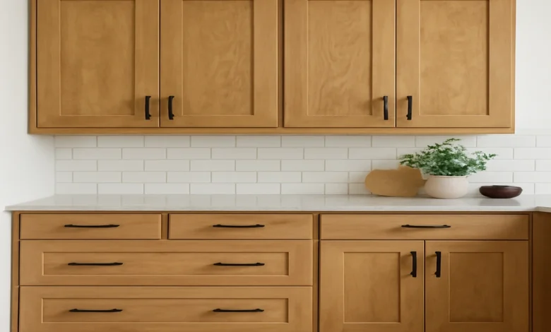 White Oak wood Cabinets