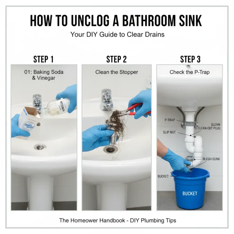 Unclog a Bathroom Sink