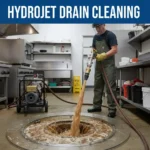 Hydrojet drain cleaning