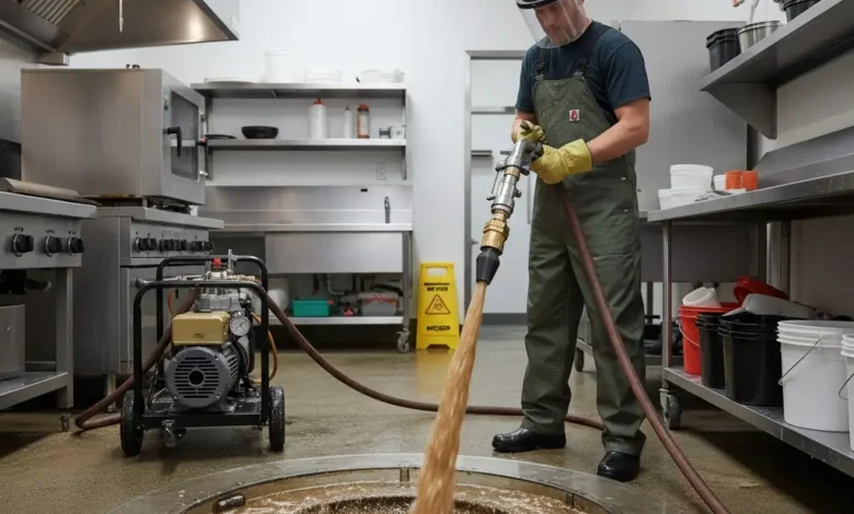 Hydrojet drain cleaning